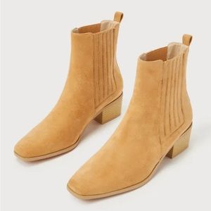 Thatcher Almond Suede Ankle Boots